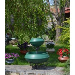 Virág piramis 600 két szintes zöld